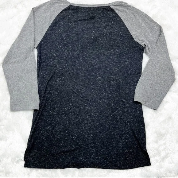 Nirvana Raglan Baseball Varsity 3/4 Sleeve T-Shirt Women’s S - Picture 3 of 5